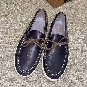Cole Haan Blue Boat Shoes Practically New